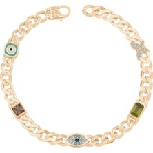 Ema Jewellery Renkli Taşlı Gurmet Bileklik