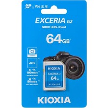 Kioxia 64GB Exceria Sdxc Uhs-1 V30 4K 100/50