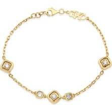 Genola Gxö Koleksiyonu Altın Tasarım Bileklik