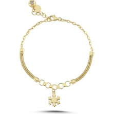 Seval Kuyumculuk Altın Kar Tanesi  Bileklik