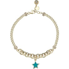 Seval Kuyumculuk Yıldızlı Altın Bileklik