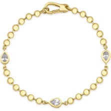 Genola Altın Toplu Tasarım Bileklik