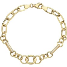 Seval Kuyumculuk Altın Taşlı Bileklik