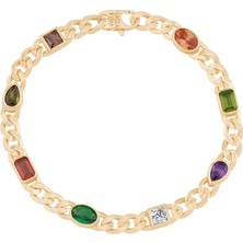 Ema Jewellery Rengarenk Taşlı Gurmet Bileklik