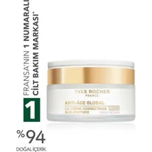 Yves Rocher Hyaluronik Asitli Yaşlanma Karşıtı Gündüz Kremi - Kuru Ciltlere Özel Masaj Fırçası Hediyeli