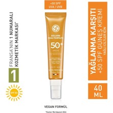Yves Rocher Leke ve Yağlanma Karşıtı Bitkisel Spf 50+ Yüz Güneş Kremi