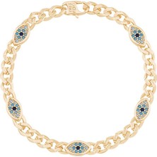 Ema Jewellery Mavi Taşlı Gurmet Bileklik