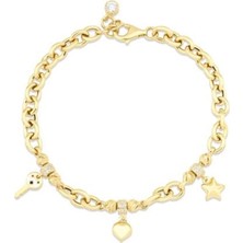 Genola Altın Charm Bileklik