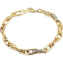 Seval Kuyumculuk Üç Renk Altın Bileklik