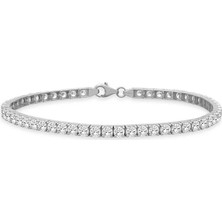 Seval Kuyumculuk Beyaz Altın Suyolu 4 mm