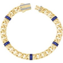 Ema Jewellery Mavi Taşlı Gurmet Bileklik