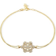 Seval Kuyumculuk Altın Kar Tanesi Bileklik