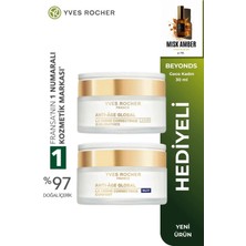 Yves Rocher Yenileyici Yaşlanma Karşıtı Gündüz ve Gece Nemlendirici Rutin Seti - Oje Hediyeli