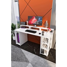 Ases Mobilya Ases ELA415 Masa Üstü Raflı Oyuncu Bilgisayar Masası ve Çalışma Masası