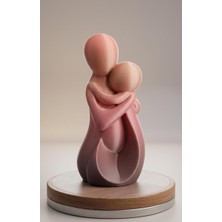 My Craft 3D MYCRAFT3D Anne ve Çocuk Figürlü Anneler Günü Özel Hediyelik Dekoratif Biblo 2'li