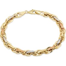 Seval Kuyumculuk Üç Renk Altın Sarmaşık Bileklik