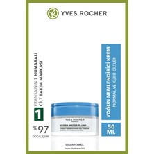 Yves Rocher Nemlendirici Jel Krem Normal Kuru Cilt Hyaluronik Asit Dolgunlaştırıcı 50 ml