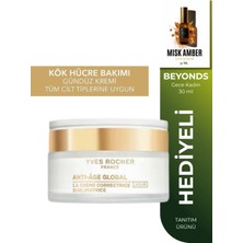 Yves Rocher Kırışıklık Karşıtı Onarıcı Gündüz Bakım Kremi Olgun Ciltlere Özel + Beyonds Misk Amber