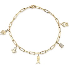 Seval Kuyumculuk Okyanus Charmlı Altın Bileklik