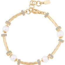 Ema Jewellery Inci Burgu Silindir Bileklik