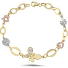 Seval Kuyumculuk Altın Kelebek Bileklik