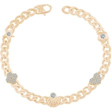 Ema Jewellery Taşlı Istiridye Gurmet Bileklik