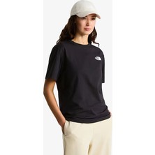 The North Face W Evolutıon Box Nse Relaxed Kadın Siyah T-Shirt NF0A8B6WKY41