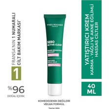Yves Rocher Hassas Ciltler Için Tahriş Karşıtı Krem - Sebo Active Clear Botanik Kompleks