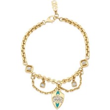 Genola Gxö Koleksiyonu Altın Tasarım Bileklik