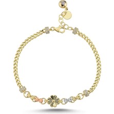 Seval Kuyumculuk Altın Çiçek Bileklik