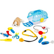 Luord-Store Çantalı Peluş Veteriner Seti
