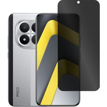 Microcase Xiaomi Poco M8 Pro Privacy Gizlilik Filtreli Tam Kaplayan Tempered CAM-AL3125