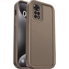 Die Grup  Xiaomi Redmi 10 2022 Kılıf Viera Silikon - Kahverengi