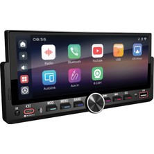 Edison Ed 680CA 6.86 Inç Kablosuz Multimedya Tek Din Kasa Carplay Android Auto Dsp USB Sd Bt Radyo
