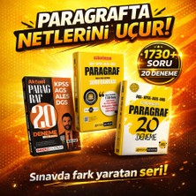 Anla Kazan Yayınları Pegem Ags-Kpss-Ales-Dgs Ezberbozan Paragraf Soru Bankası & Ags Kpss Ales Dgs Paragraf 20 Deneme Seti