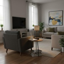 Elizim Home Lighting 20'lik Hasır Görünümlü Füme Abajur