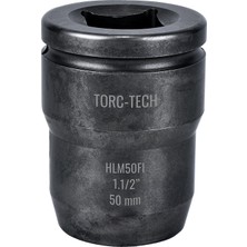 Torc-Tech 50MM M33 1.1/2" Altıköşe Ağır Lokma [H:100MM] Kısa Tip HLM50FI