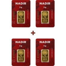 Nadir Gold 24 Ayar 20 Gram Külçe Altın (4 Adet 5 Gram Külçe Altın )