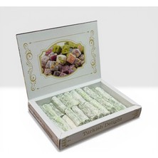 Lokumbox Fitil Elma Aro. Yer Fıstıklı Lokum (500 Gr.)