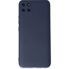 Die Grup  Realme C11 Kılıf Nano Içi Kadife Silikon - Lacivert