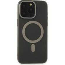 Die Grup  Iphone 15 Pro Max Kılıf Lodos Magneticsafe Mat Kapak - Titan Gri