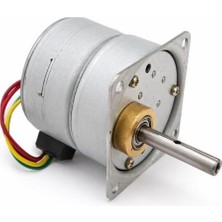 Gümrük Bey 42BY48HJ10N Redüktörlü Step Motor - 1:10 Dişli Oranı - 42MM 41 Ohm