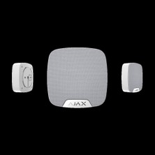 Ajax  Homesiren, Kablosuz, Dahili Siren, Beyaz