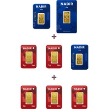 Nadir Gold 24 Ayar 20 Gram Altın (1 Ad 10 Gram Altın + 2 Ad 2,5 Gram Altın + 5 Ad 1 Gram Altın )