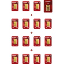 Nadir Gold 24 Ayar 20 Gram Külçe Altın (1 Adet 5 Gram Külçe Altın + 15 Adet 1 Gram Külçe Altın )