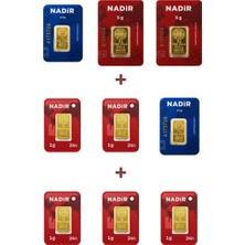 Nadir Gold 24 Ayar 20 Gram Altın (2 Ad 5 Gram Altın + 2 Ad 2,5 Gram Altın + 5 Ad 1 Gram Altın )