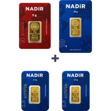 Nadir Gold 24 Ayar 20 Gram Altın (1 Ad 10 Gram Altın + 1 Ad 5 Gram Altın + 2 Ad 2,5 Gram Altın )