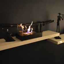 Starfire Silence Masaüstü Dumansız Şömine – Kokusuz Gerçek Alev, Dekoratif Ambiyans