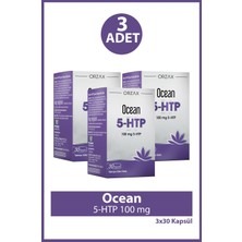 Orzax Ocean 5-Htp 100 Mg 30 Kapsül 3 Adet