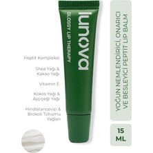 Lunova Shea Ve Kakao Yağı Içeren Peptit Lip Balm | Parlatıcı Ve Nemlendirici Dudak Bakım Kremi / Balmı
